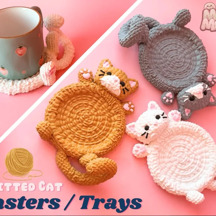 Trilhos de Crochê para Gatinhos